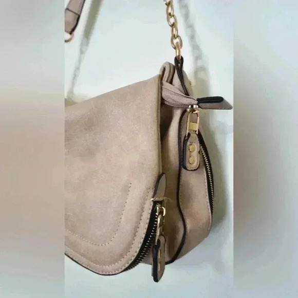 URBAN EXPRESSIONS Certified Vegan soft pink Shoulder Bag - Picture 5 of 7